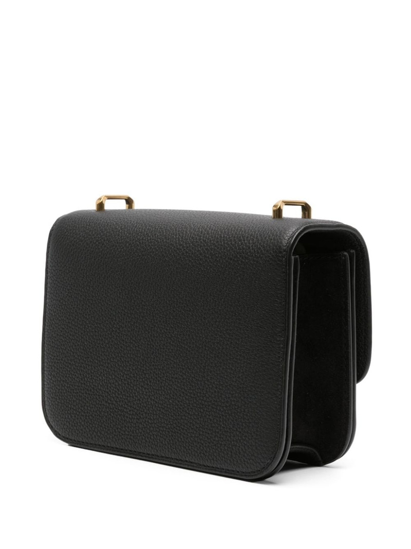 logo-plaque leather crossbody bag 3