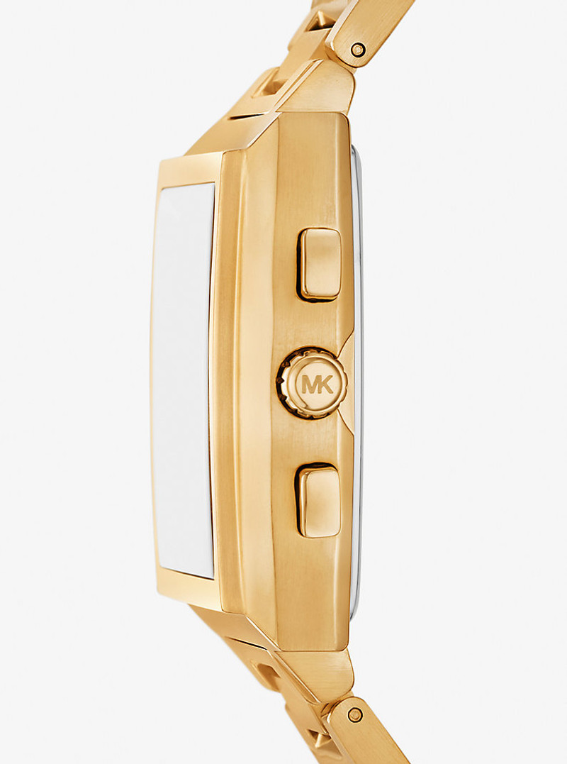 MICHAEL KORS Oversized Rhys Gold-Tone Watch outlook