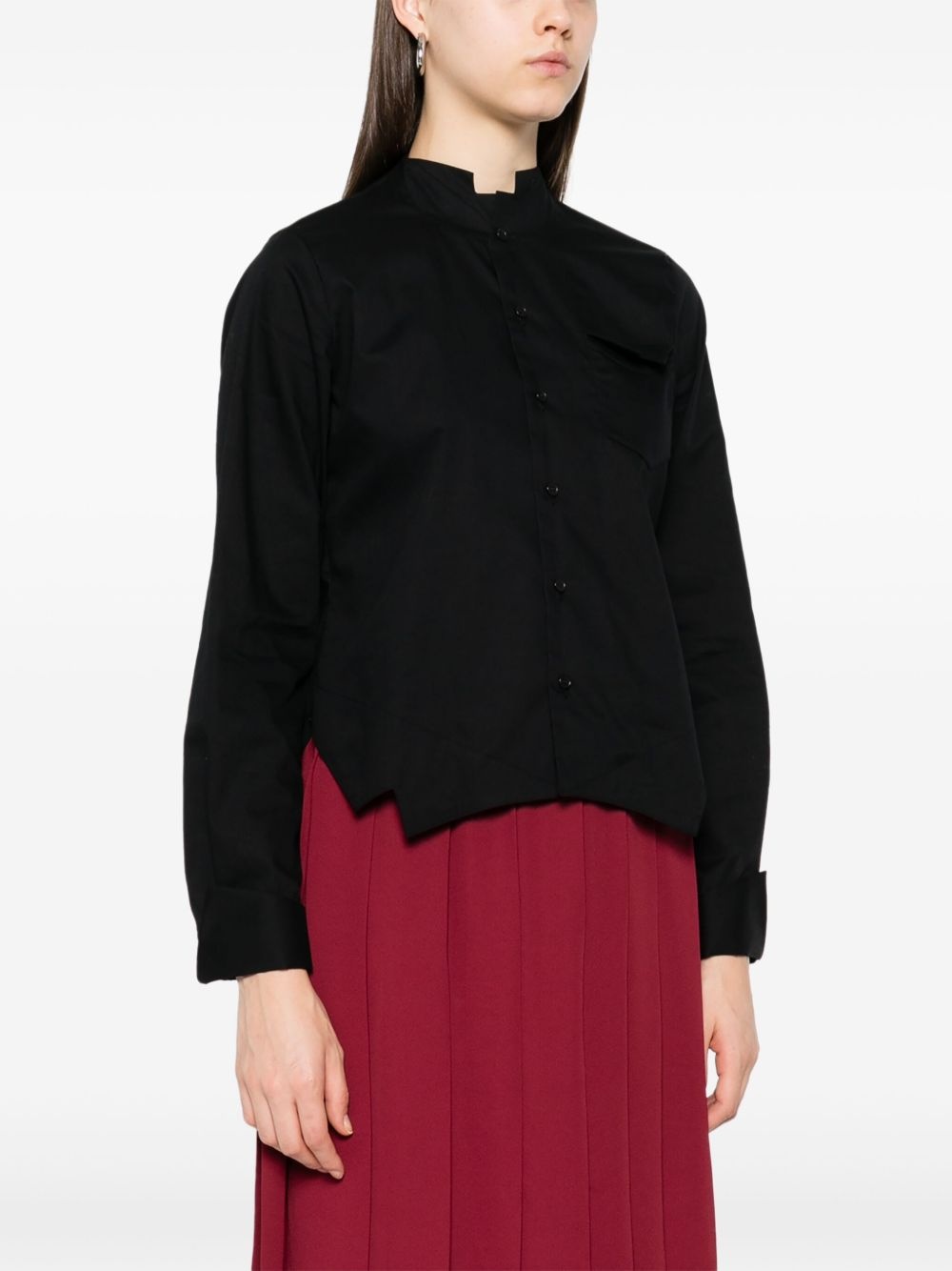 mock-neck shirt - 5
