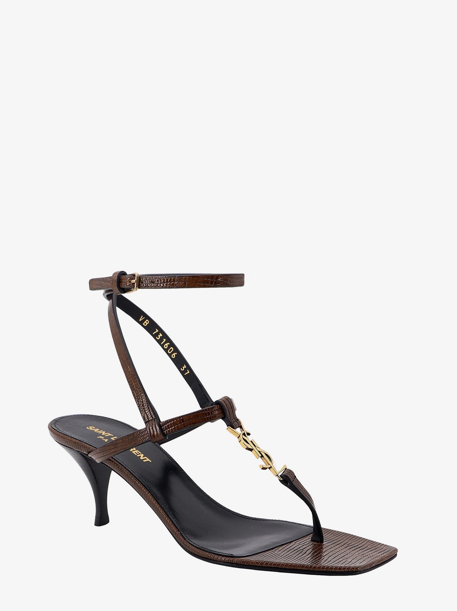 Saint Laurent Woman Cassandra Woman Brown Sandals - 2