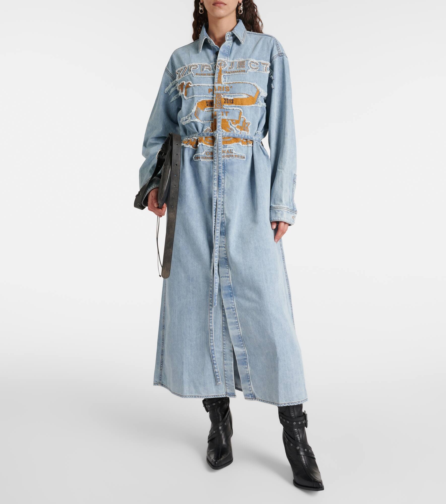 Evergreen Paris' Best denim shirt dress - 7