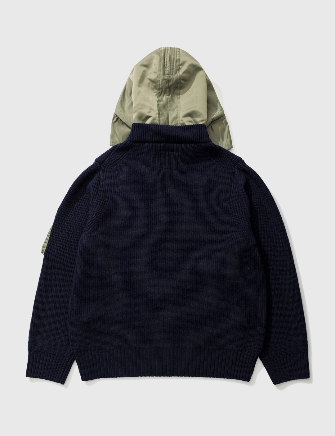 WOOL KNIT HOODIE - 2