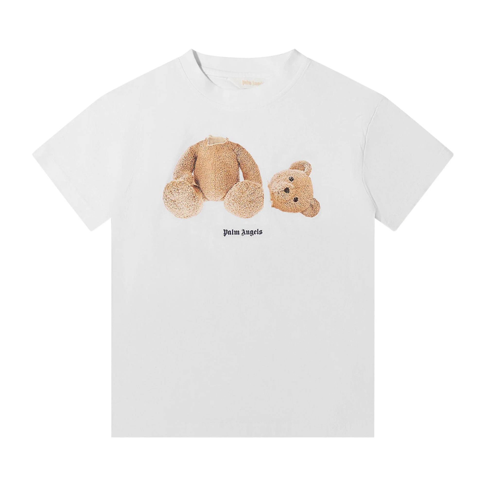 Palm Angels Pa Bear Classic Tee 'White/Brown' - 1