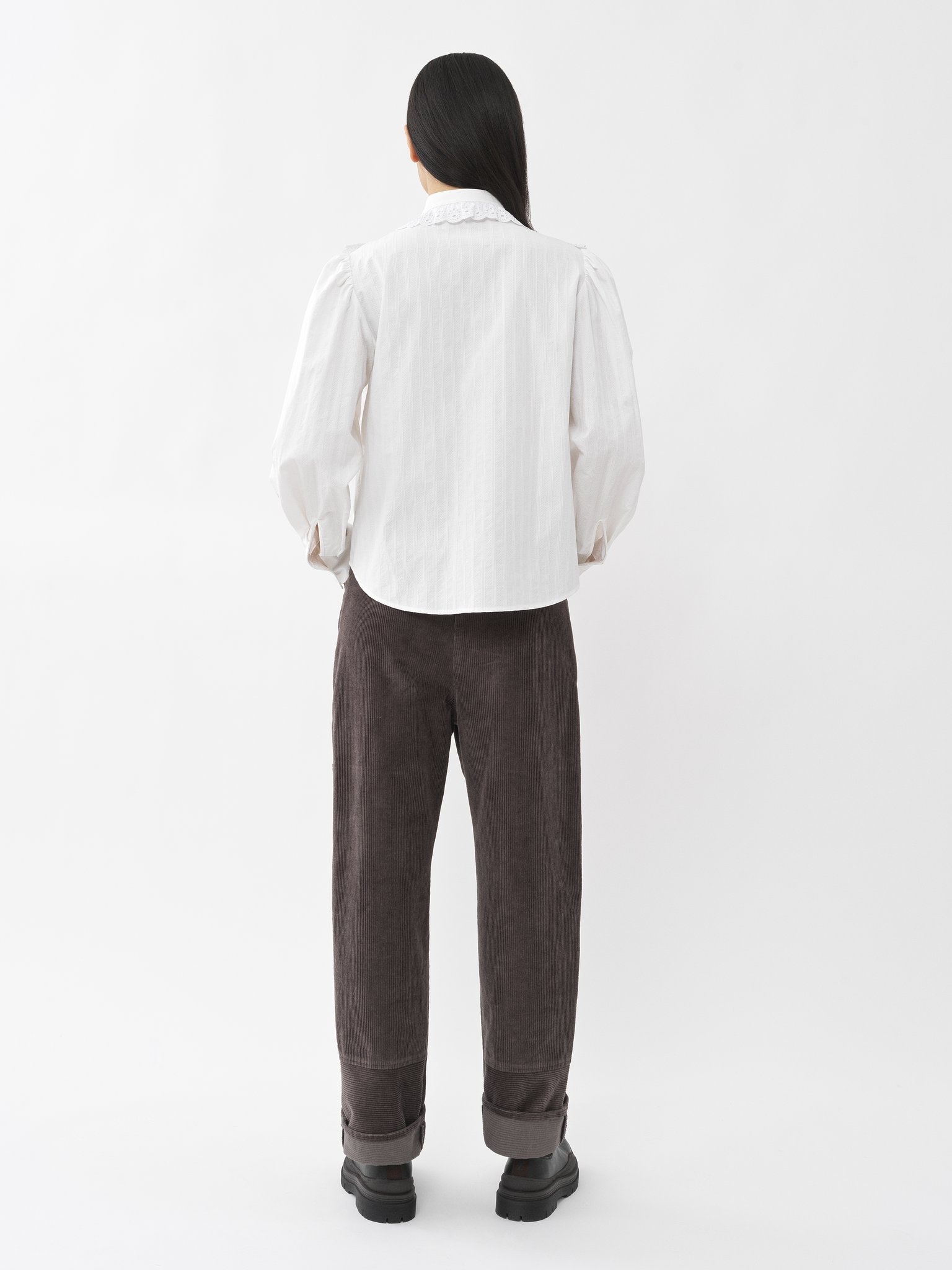 CORDUROY CARGO TROUSERS - 4