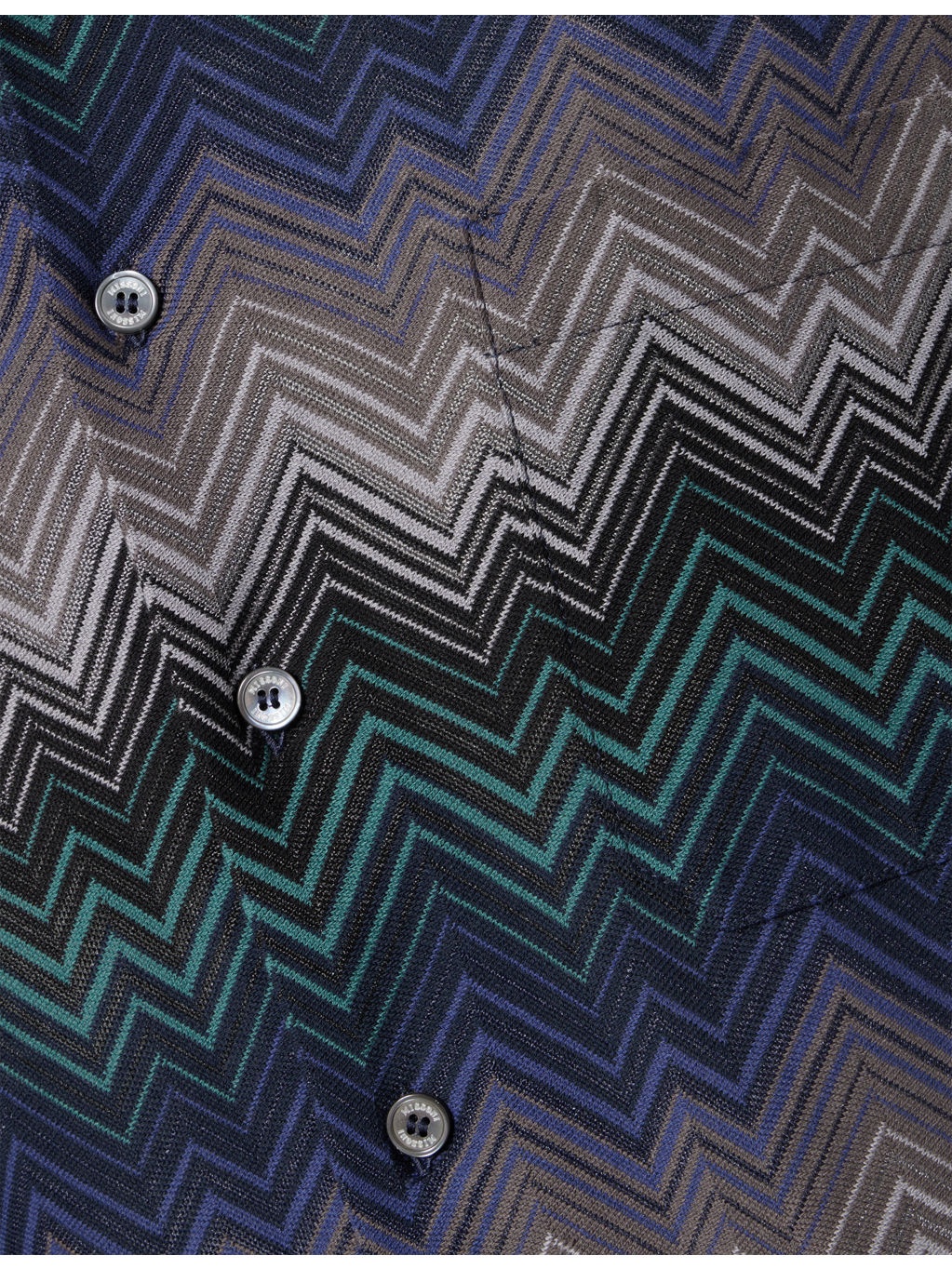 Chevron Relaxed-Fit Cotton-Blend Shirt - 6