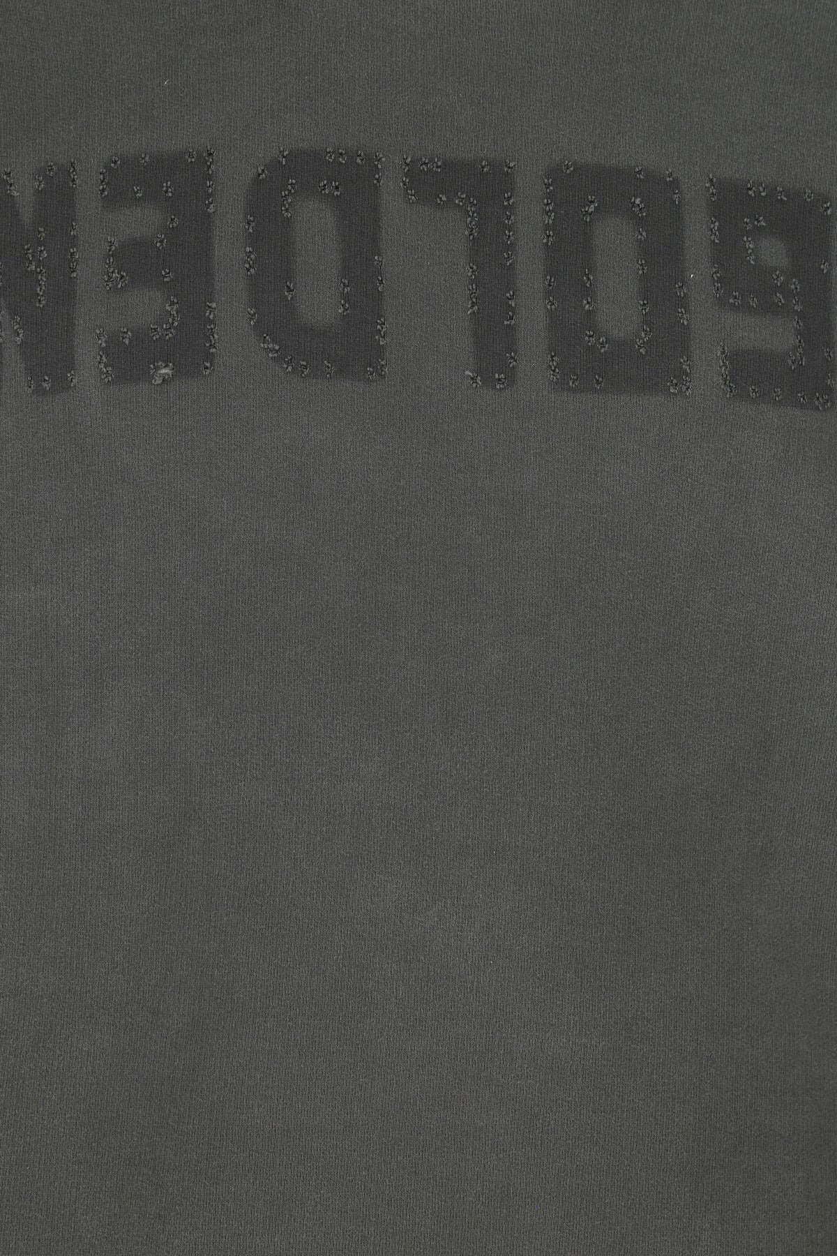 Dark grey cotton sweatshirt - 3
