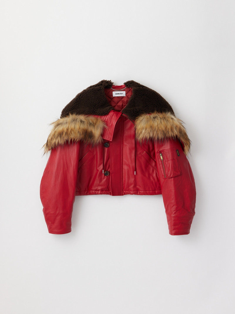 LEATHER CROPPED N3B 1