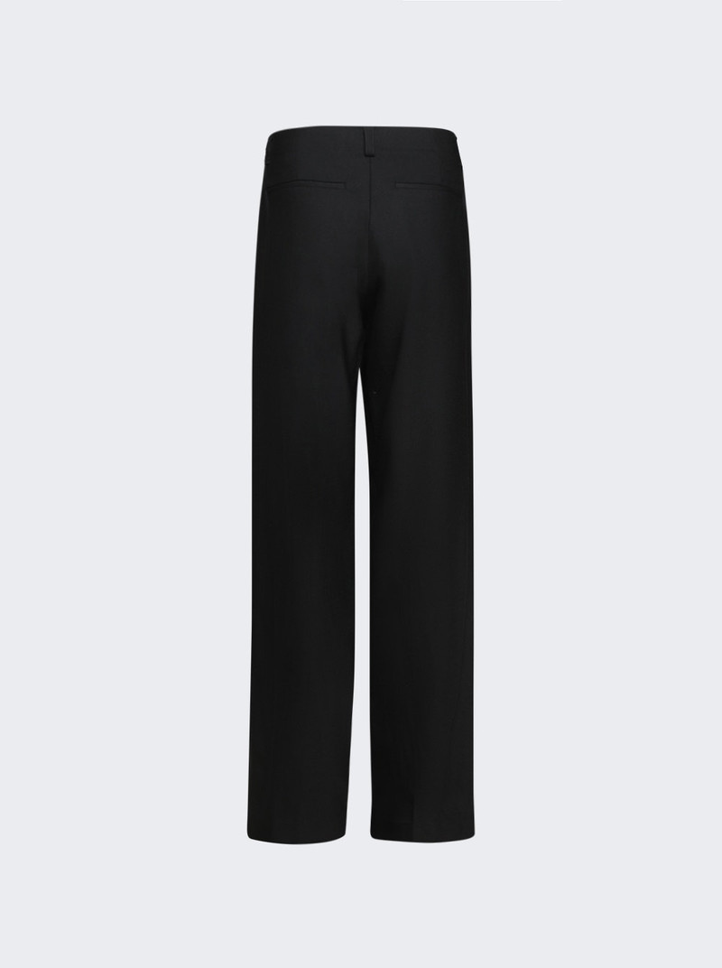 David Koma Double Pleated Tailored Trousers Black outlook