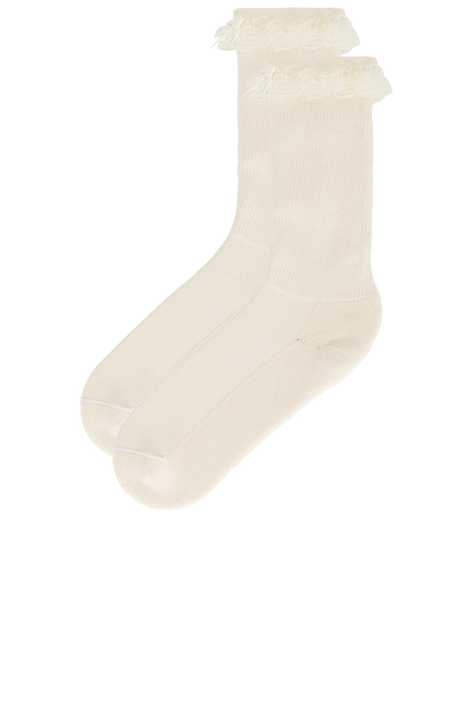 Lace Trim House Socks - 2