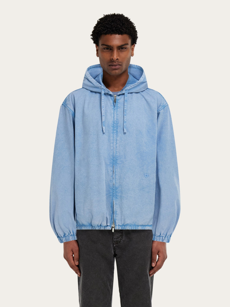 FERRAGAMO Cotton and silk blouson outlook