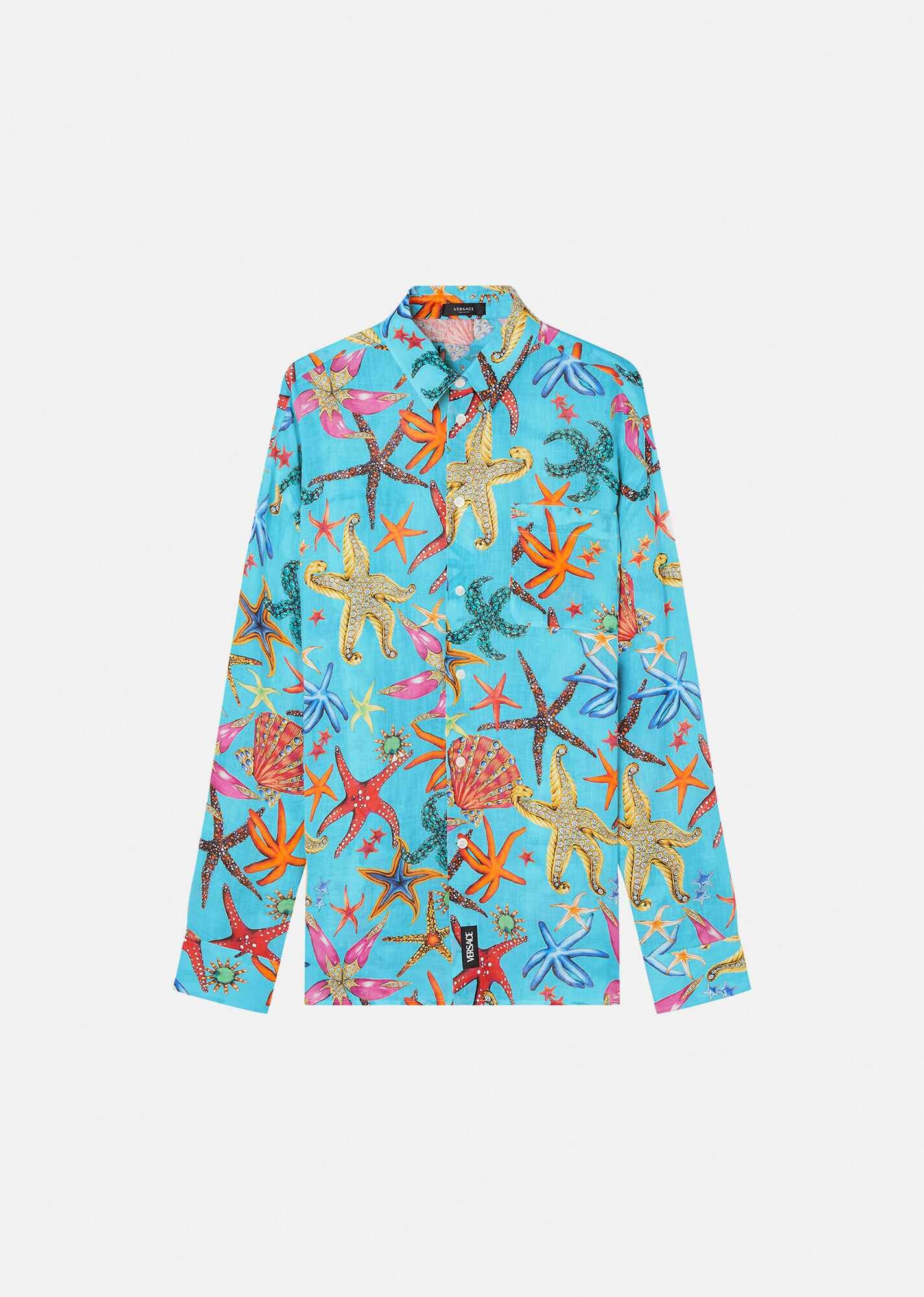 Trésor de la Mer Print Linen Shirt - 1