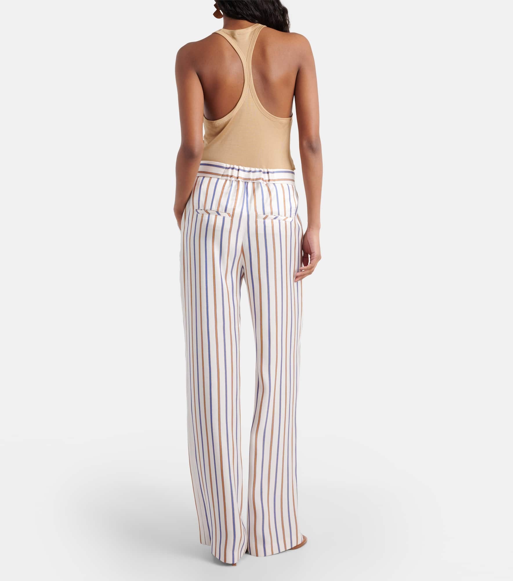 Grigore striped twill wide-leg pants - 3