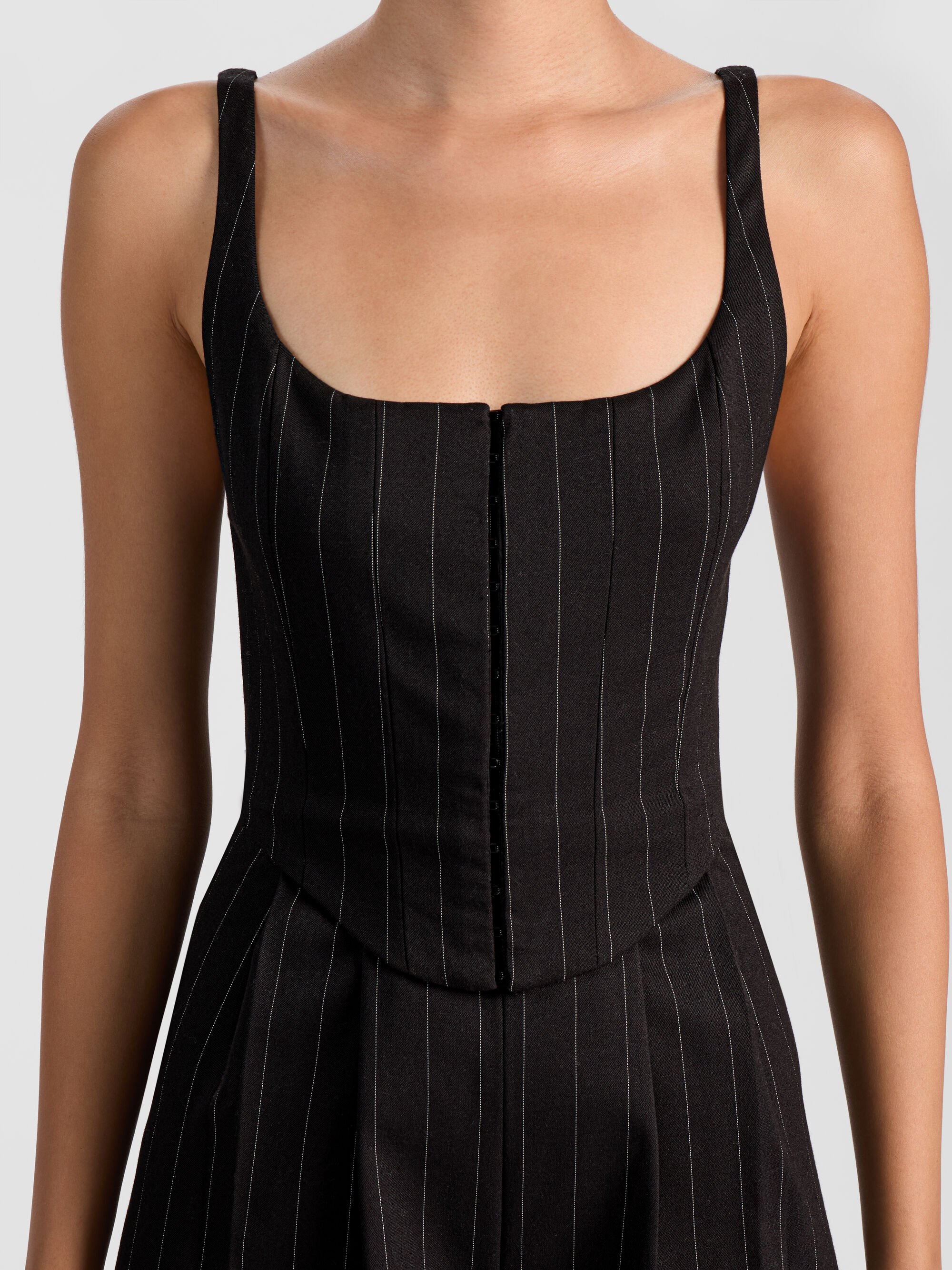 REBECCA TAILORED VEST JUMPSUIT - 3