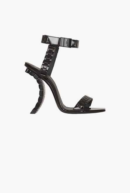 Black patent leather Ultima sandals - 1