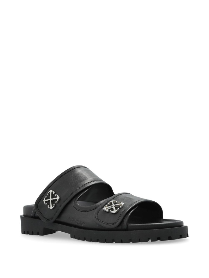 Off-White logo-detail slides outlook