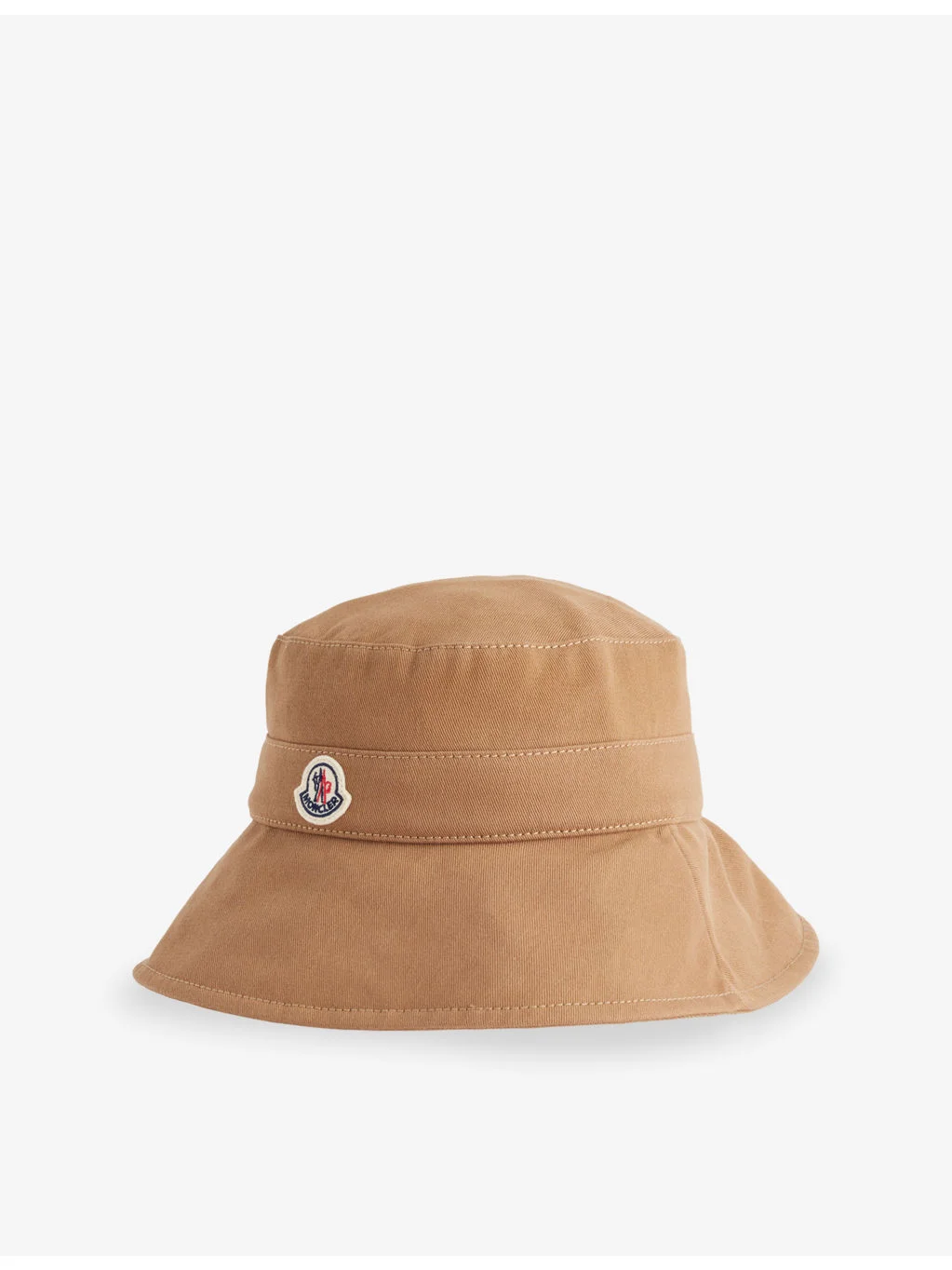 Brand-Patch Cotton Bucket Hat - 1