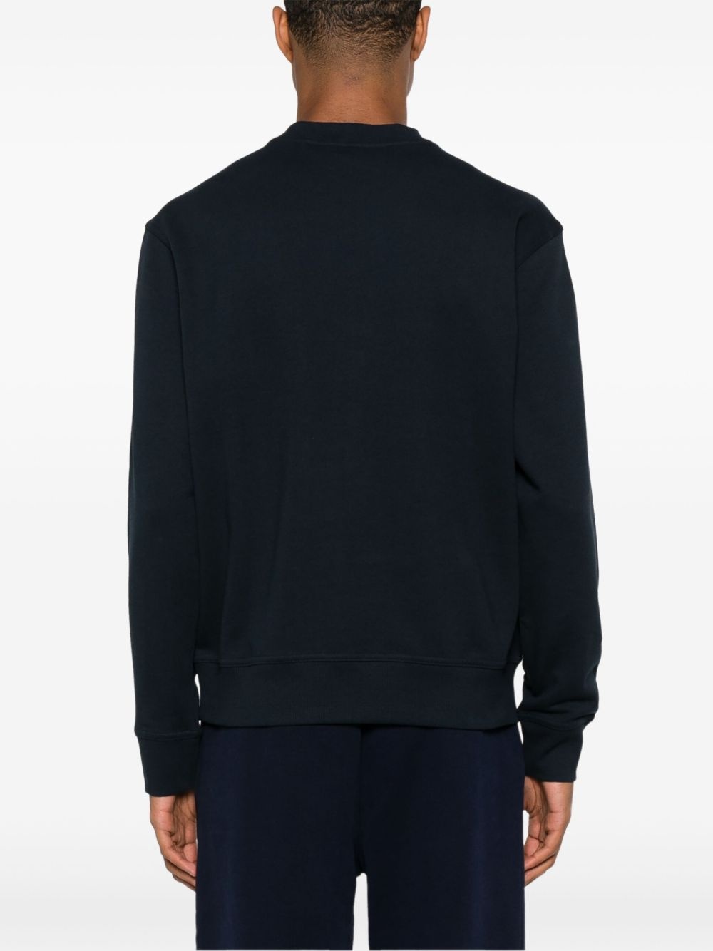 rubberised-logo cotton sweatshirt - 4