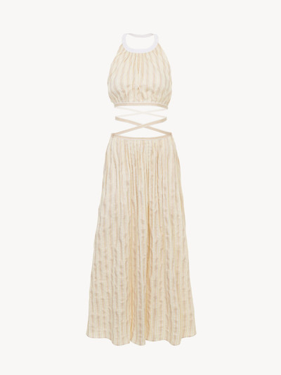 Chloé TWO-PART BACKLESS DRESS outlook