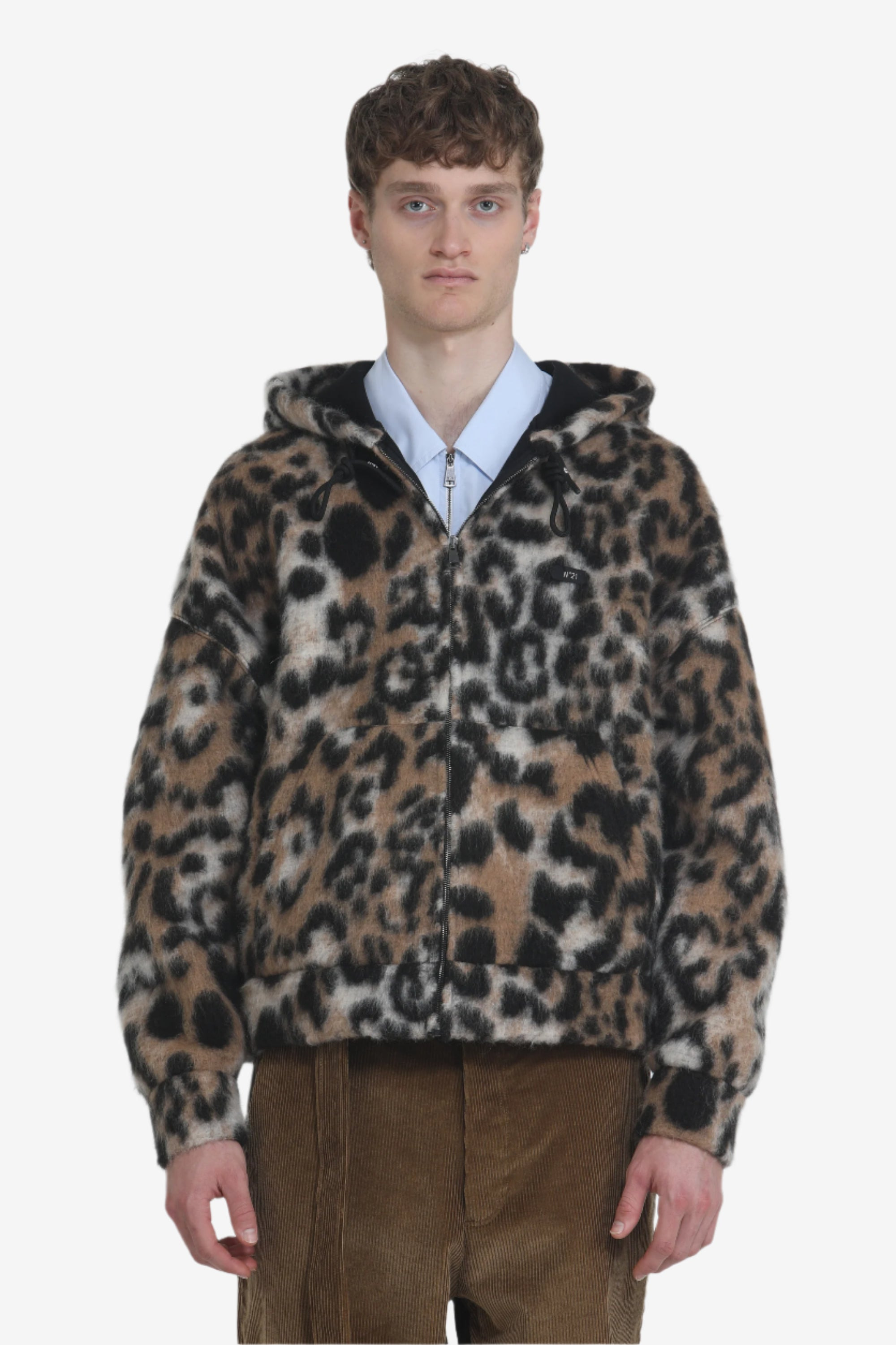 LEOPARD HOODED JACKET - 4
