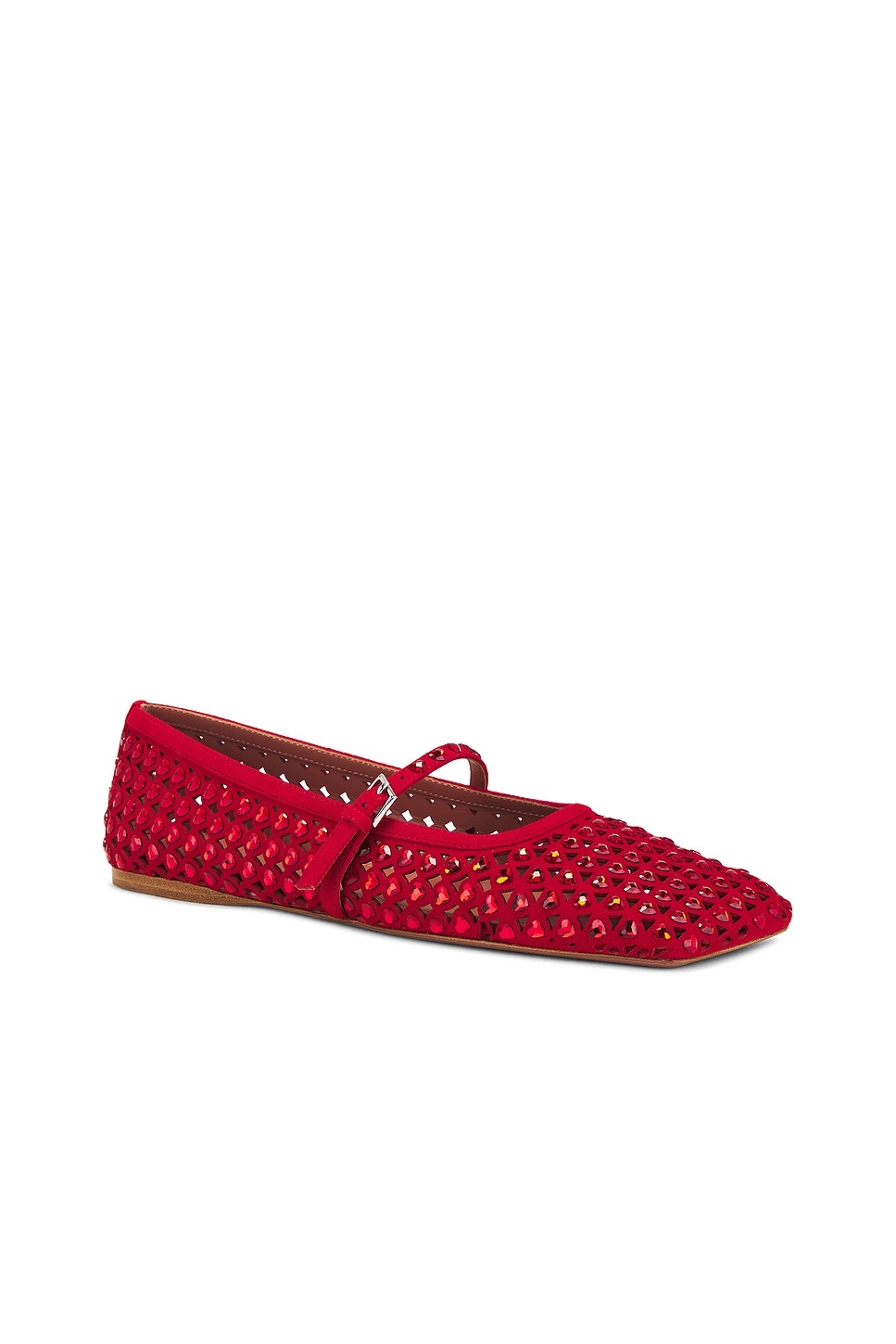 Ane Crystal Heart Flat - 2