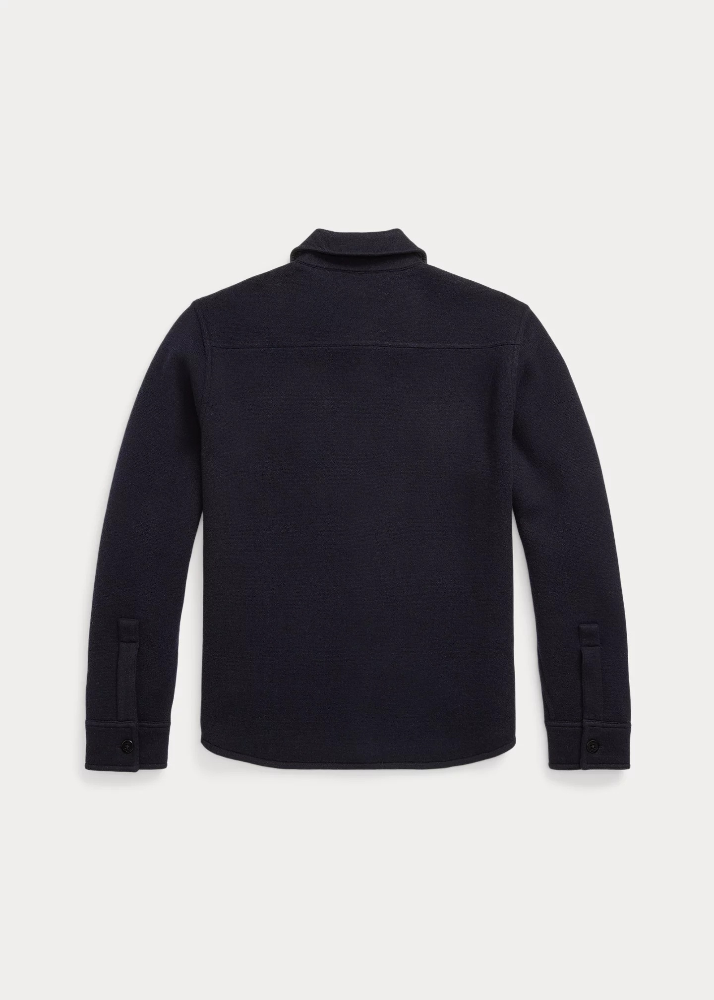 Birdseye Jacquard Wool Workshirt Sweater - 2