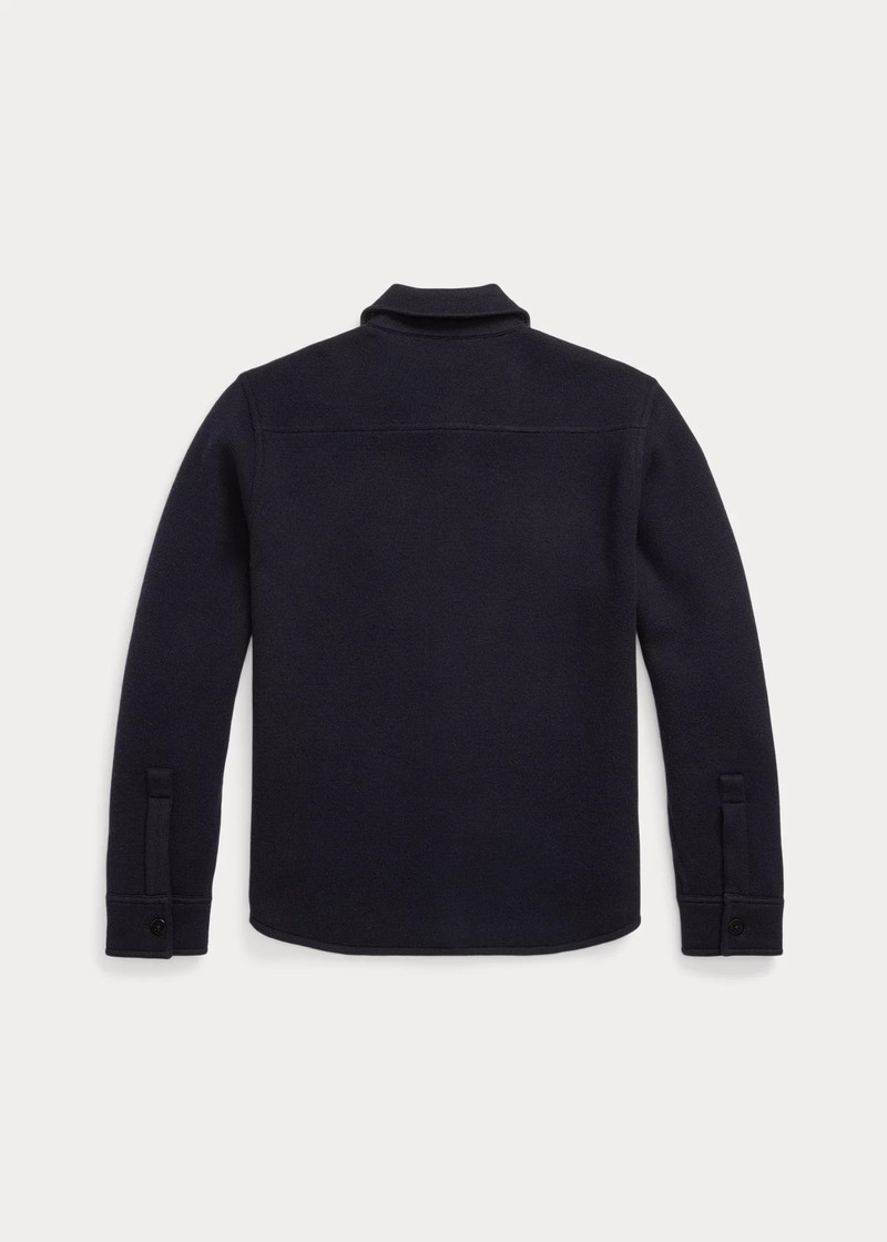 RRL by Ralph Lauren Birdseye Jacquard Wool Workshirt Sweater outlook