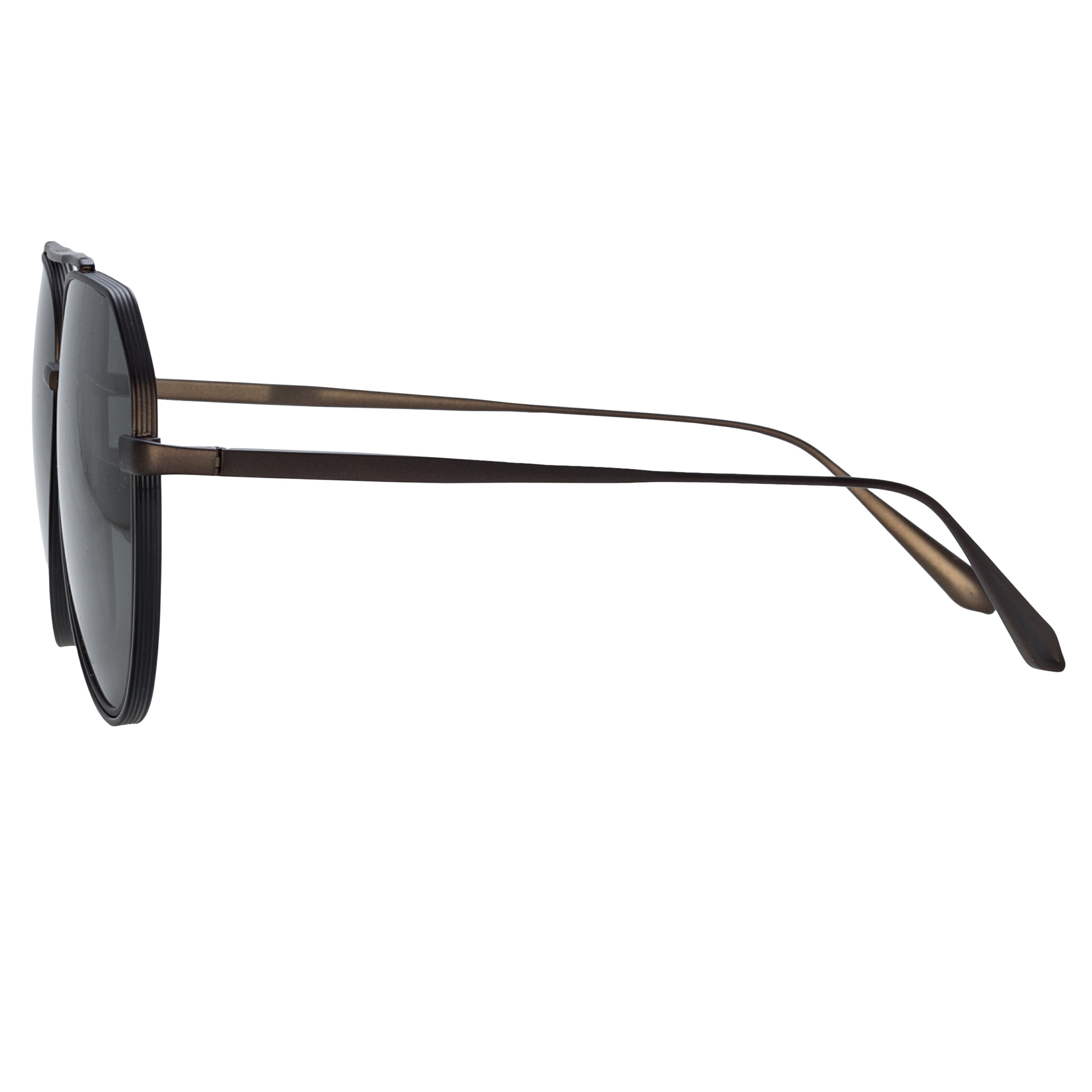 BAYER AVIATOR SUNGLASSES IN NICKEL - 4