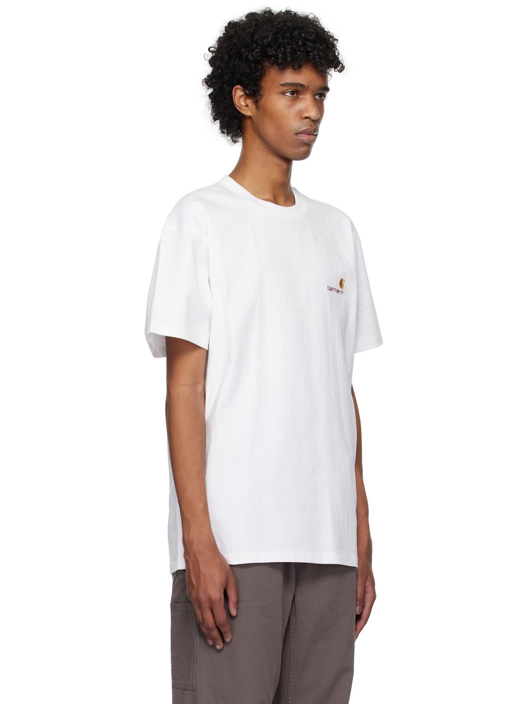 White Script American T-shirt - 2