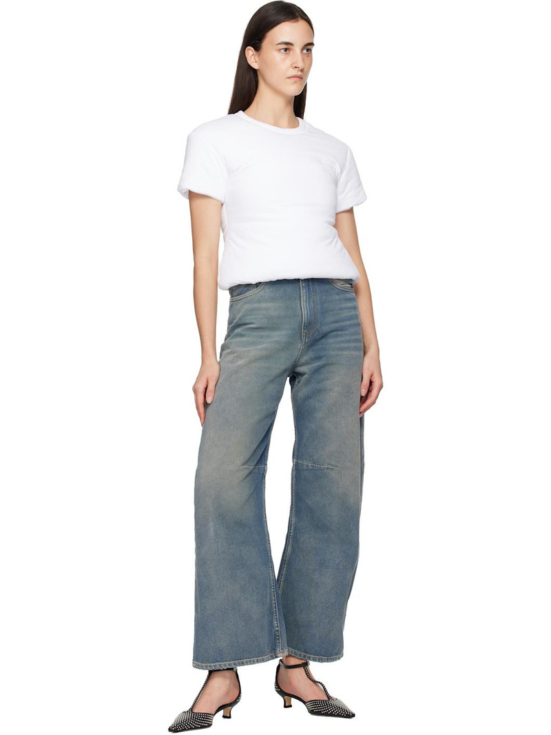 Aeyde Black Liz Mini Stud Leather Heels outlook