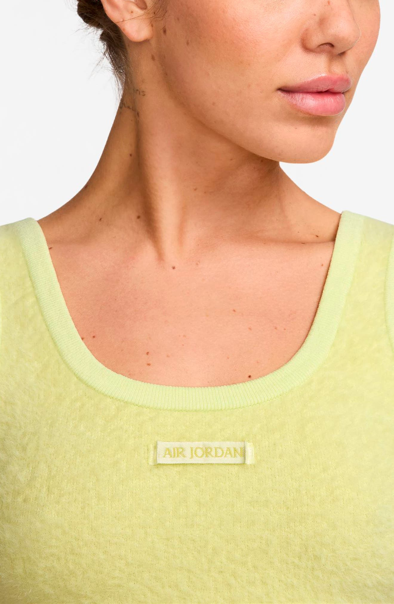 Air Jordan Sweater Tank in Luminous Green/Zinnia/Green at Nordstrom - 3