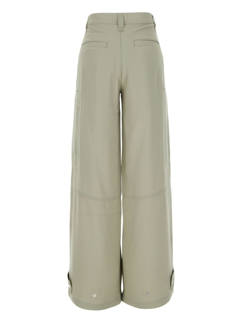 AMI Paris crepe straight trousers outlook