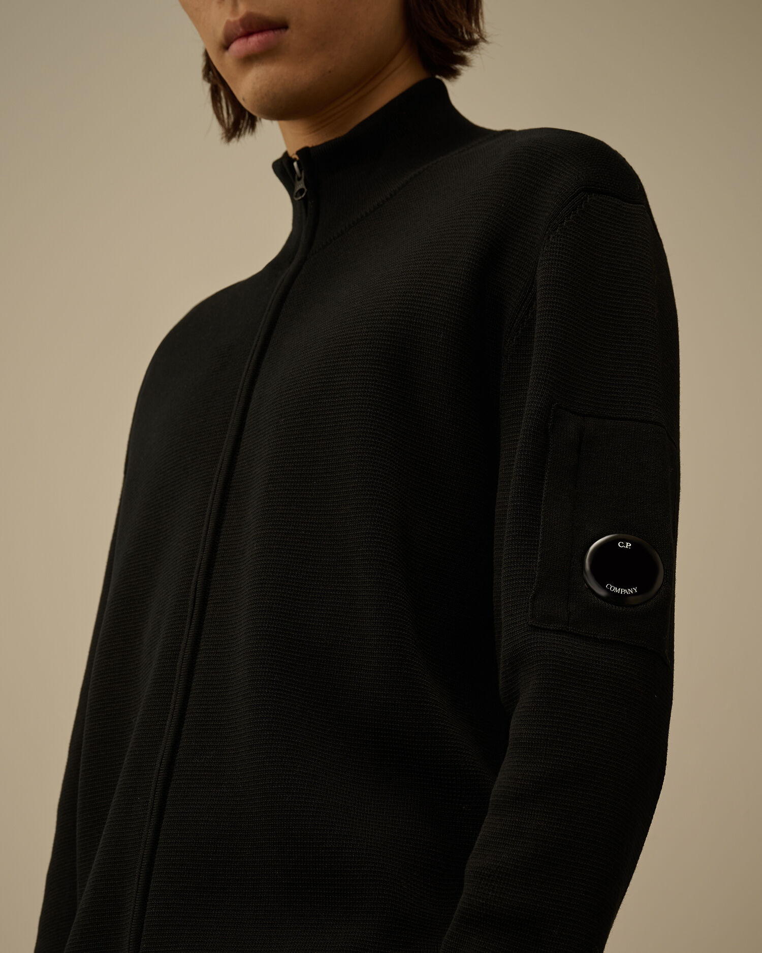 Re-Wool Full Zip Lens Cardigan - 5