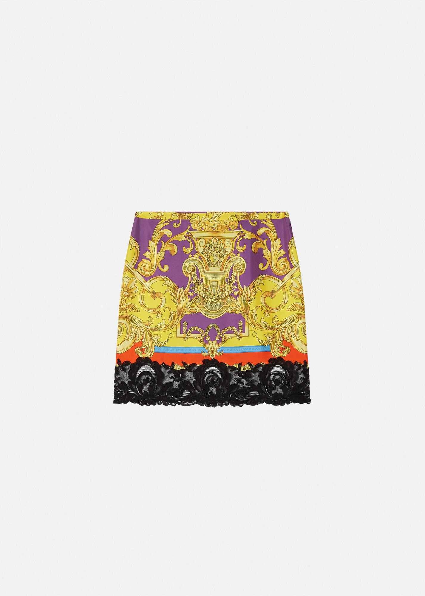 Barocco Goddess Silk Skirt - 1