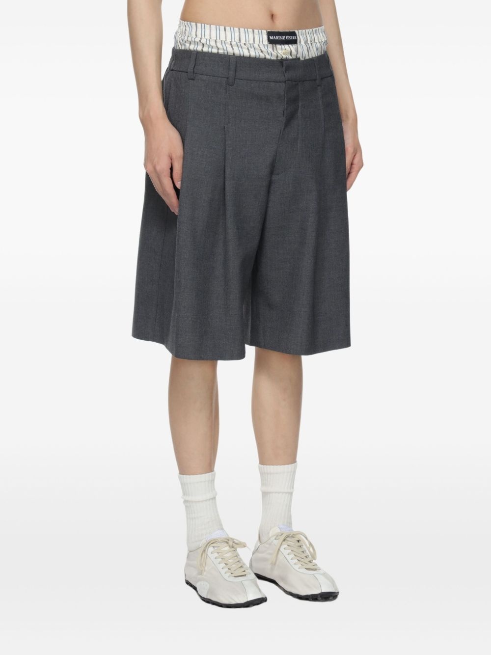 regenerated tailored shorts - 4