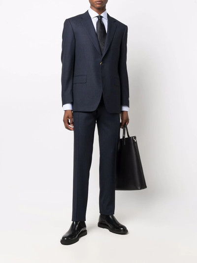 Canali fitted single-breasted suit outlook