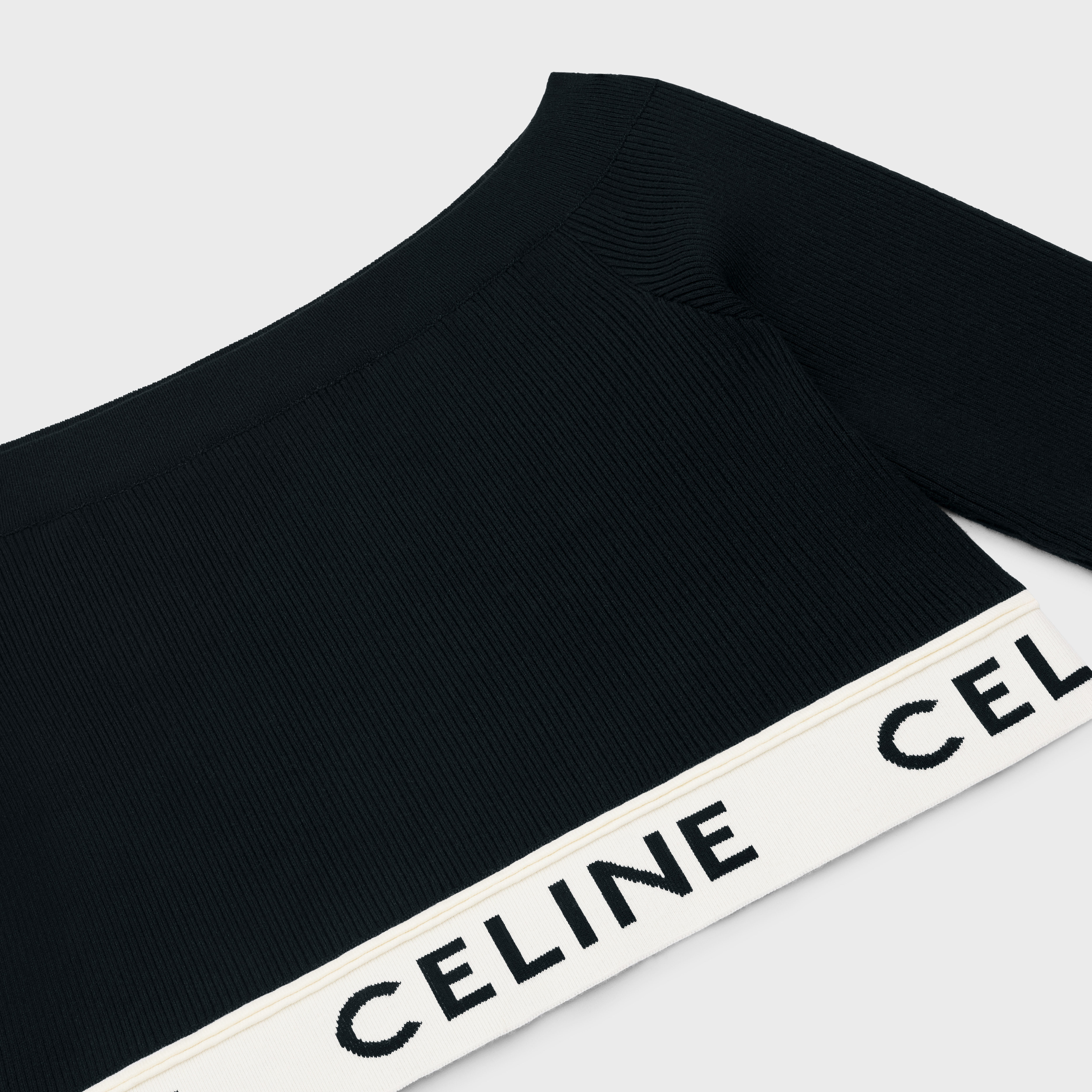 CELINE ATHLETIC KNIT CROP TOP - 3