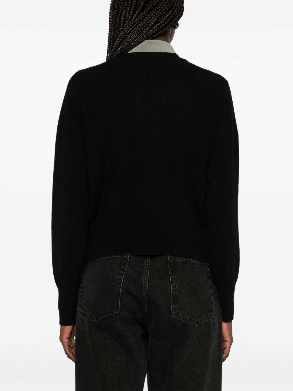 ribbed-knit cardigan - 4