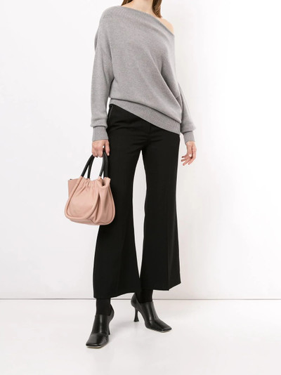 Proenza Schouler off-shoulder oversize jumper outlook