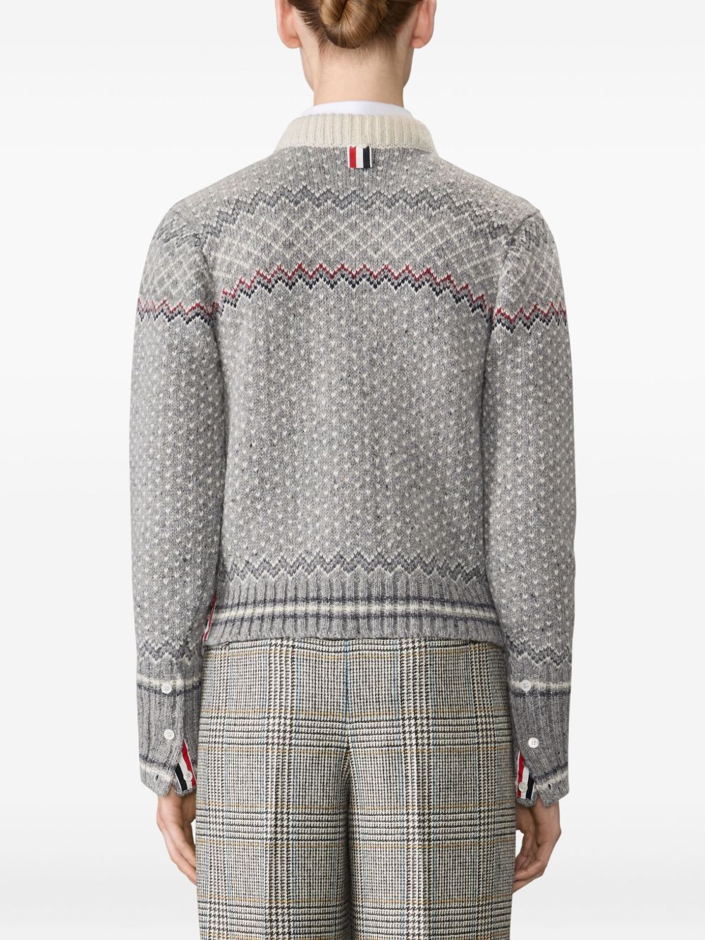 fair isle-knit cardigan - 4