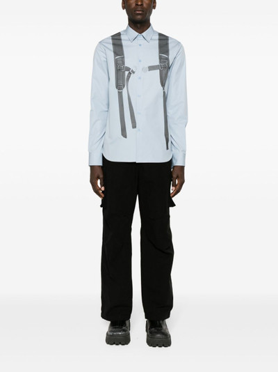 Off-White backpack-print cotton shirt outlook