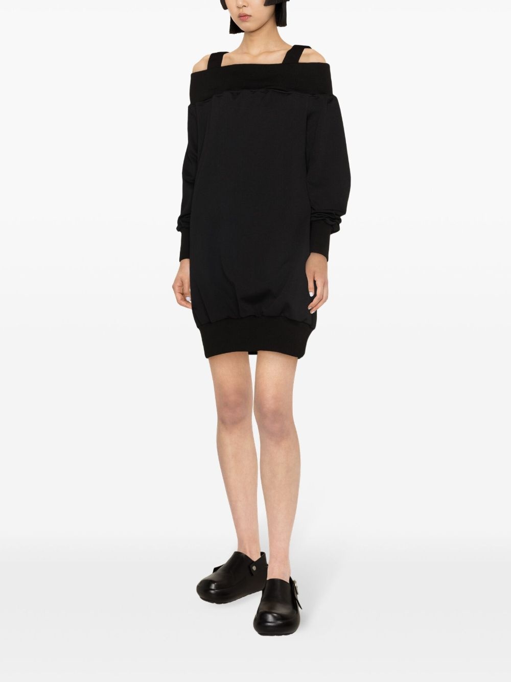 square-neck cady midi dress - 3