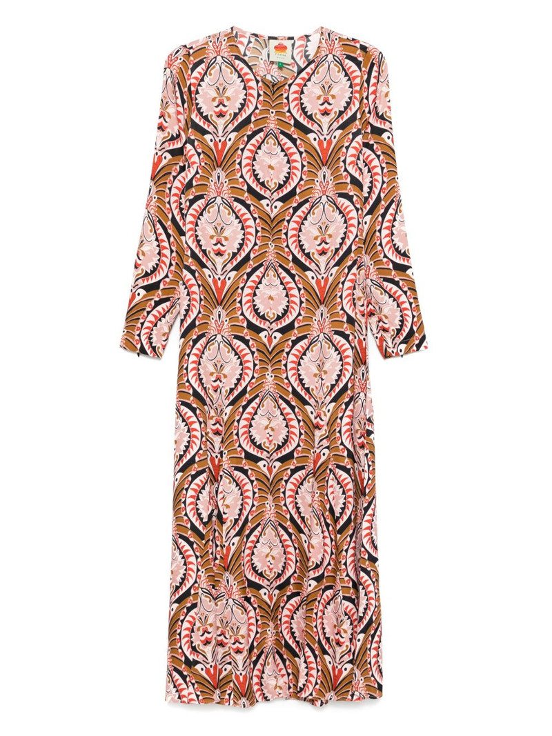 Pineapple Jewelry midi dress 1