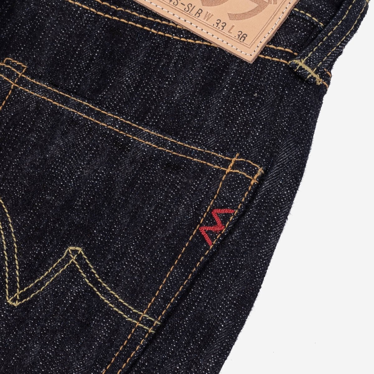 IH-634S-SLB 16oz Slubby Selvedge Denim Straight Cut Jeans - Indigo - 8