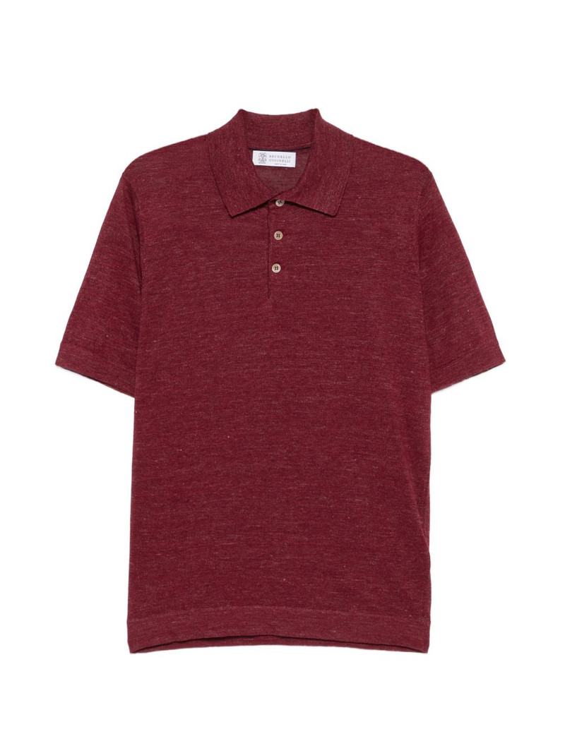 buttoned short-sleeve polo shirt 1