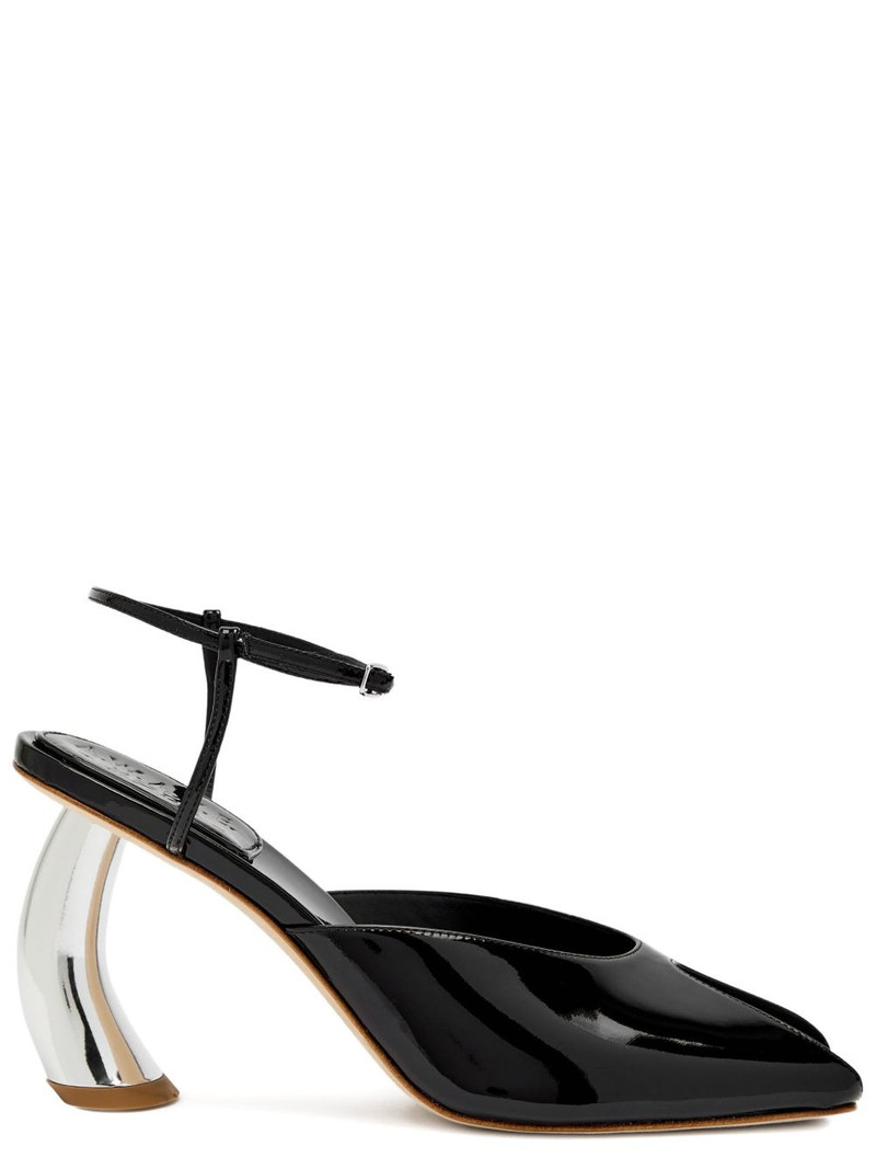 A.W.A.K.E. MODE Giustine patent sandals outlook