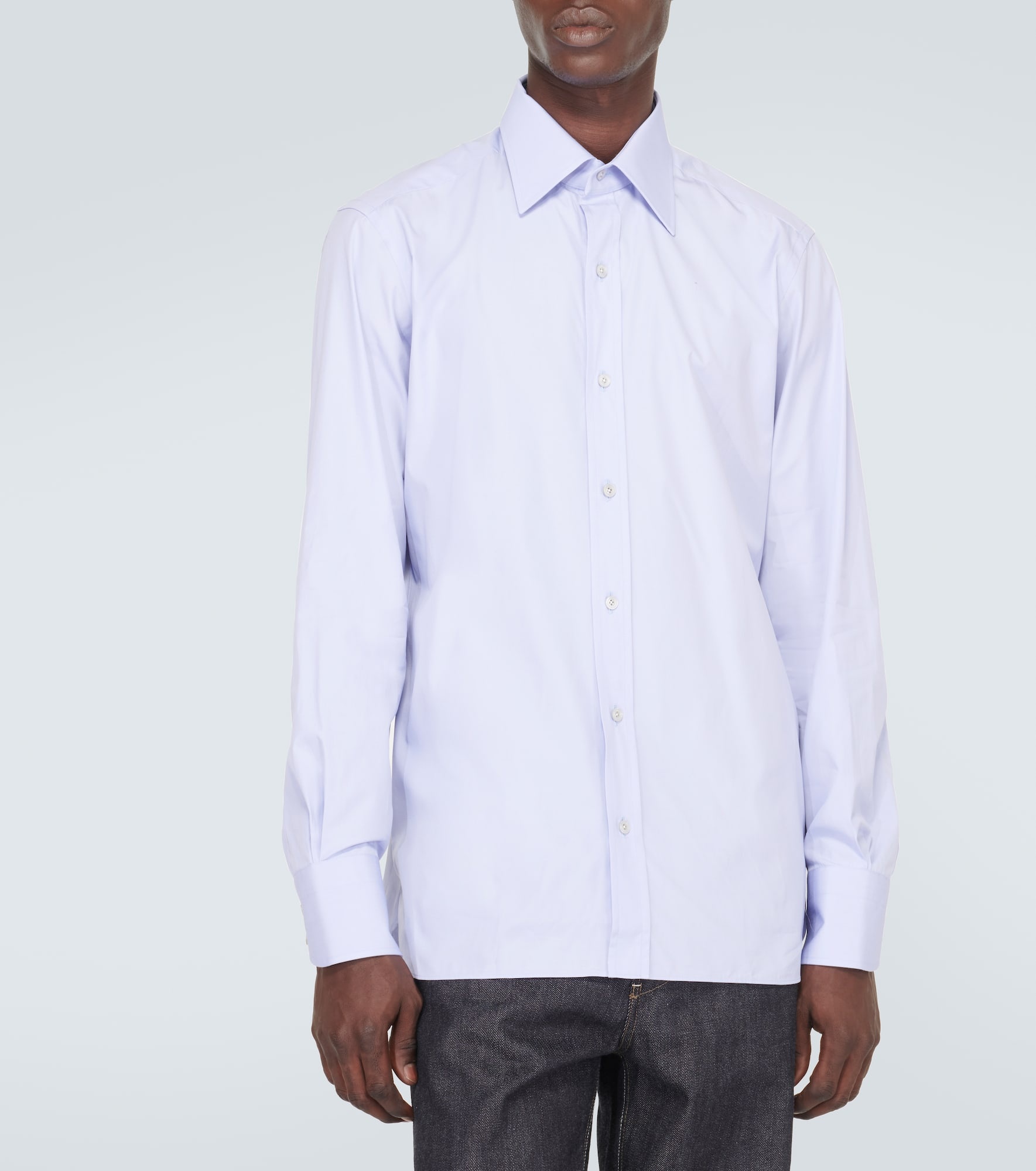 Cotton poplin shirt - 3
