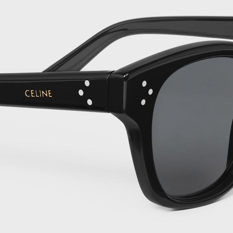 CELINE Black Frame 42 Sunglasses in Acetate outlook
