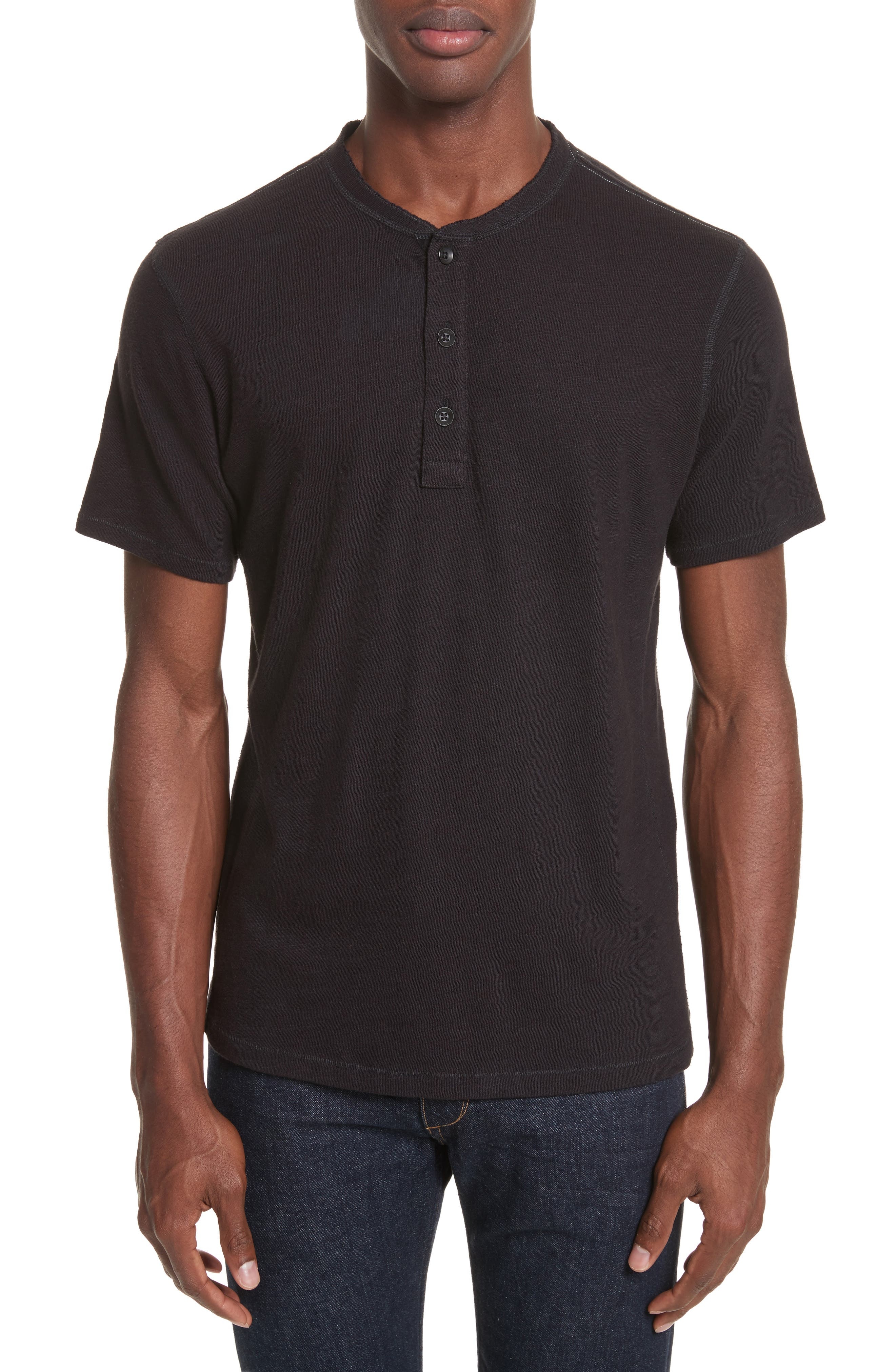 Classic Short Sleeve Henley - 1
