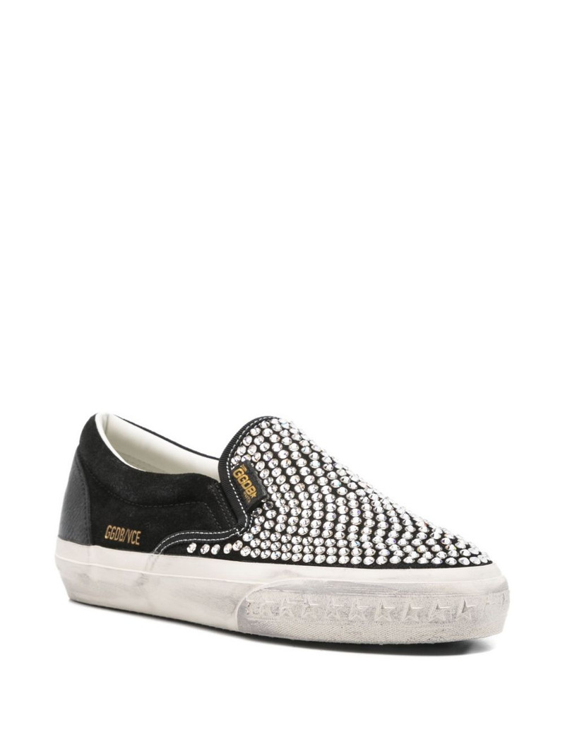 Golden Goose VCE crystal-embellished slip-on sneakers outlook