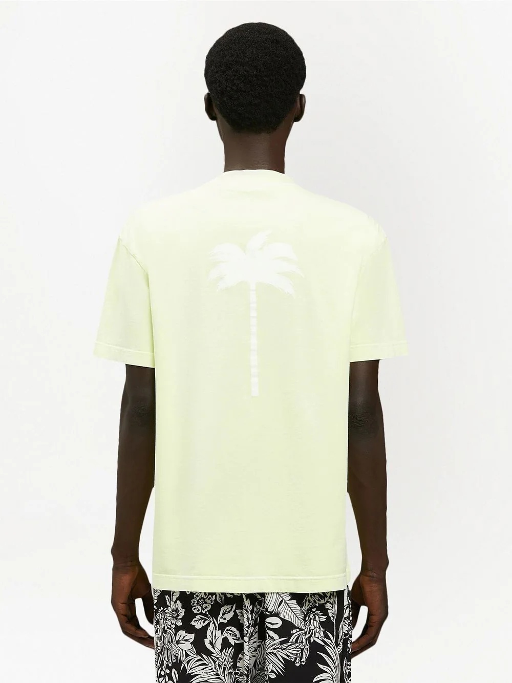 Palm Tree-logo cotton T-shirt - 4